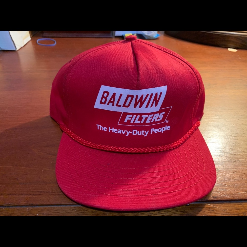 Vintage Baldwin Filters SnapBack Hat